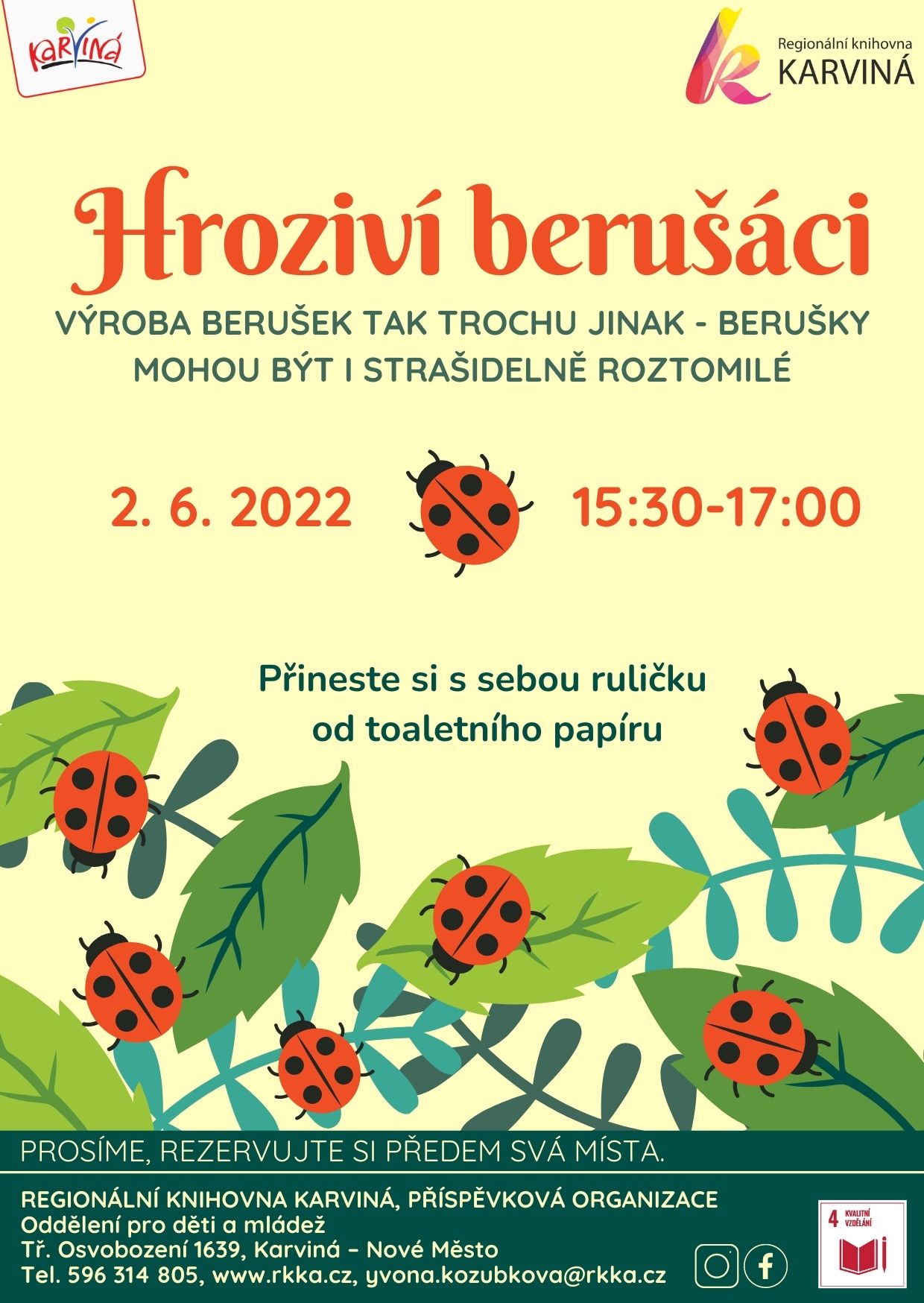 Knihomolická dílnička - Hroziví berušáci