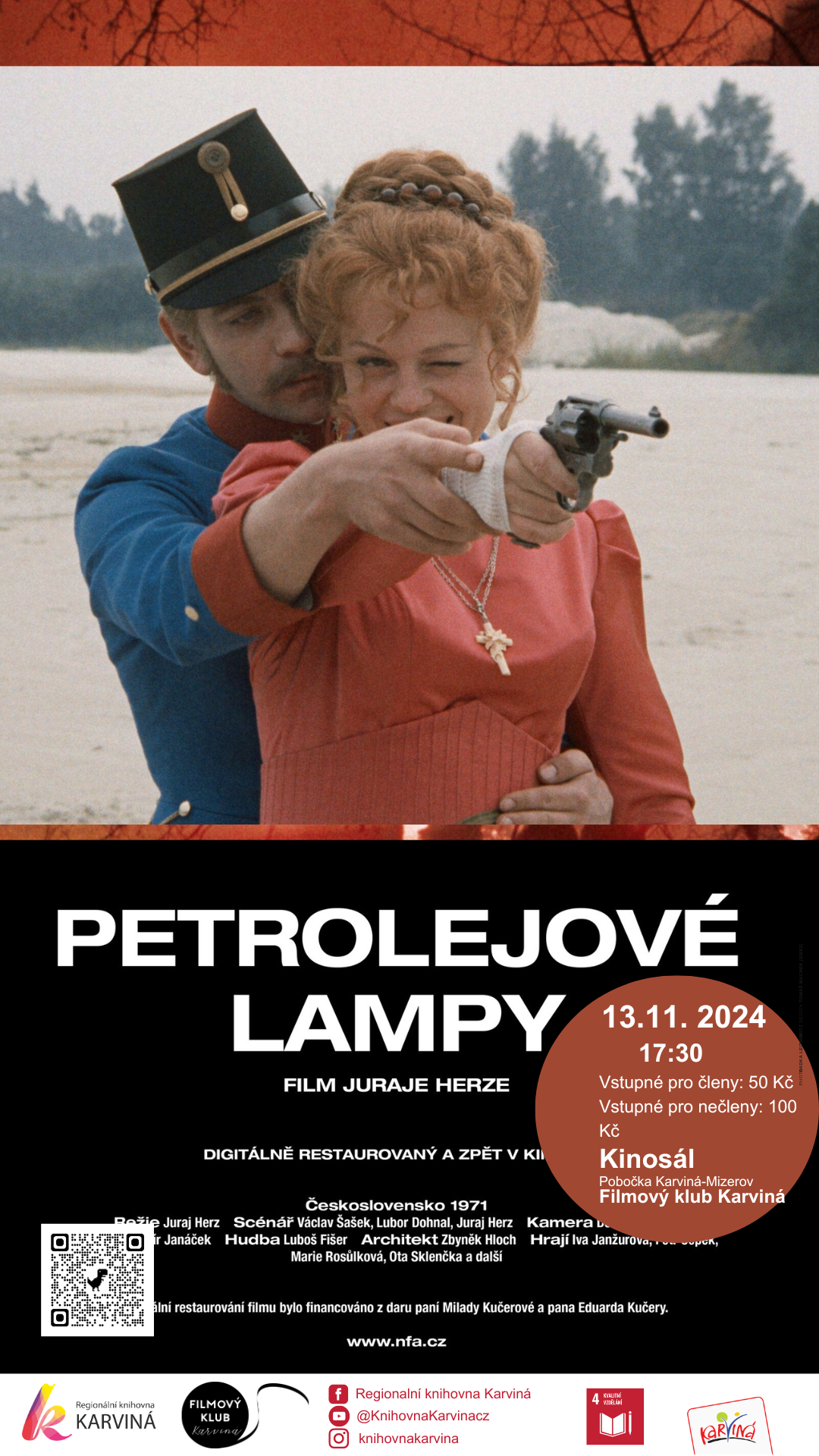 FILMOVÝ KLUB - "Petrolejové lampy"