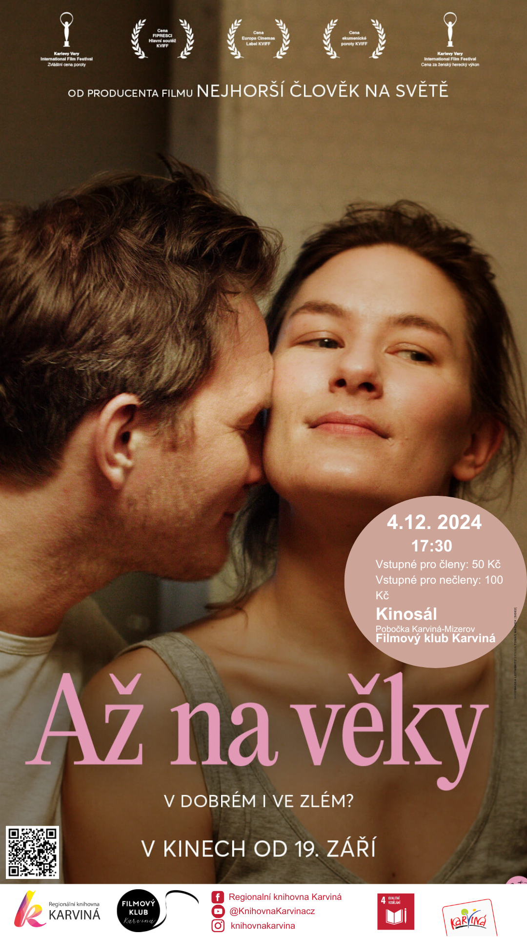 FILMOVÝ KLUB - "Až na věky"