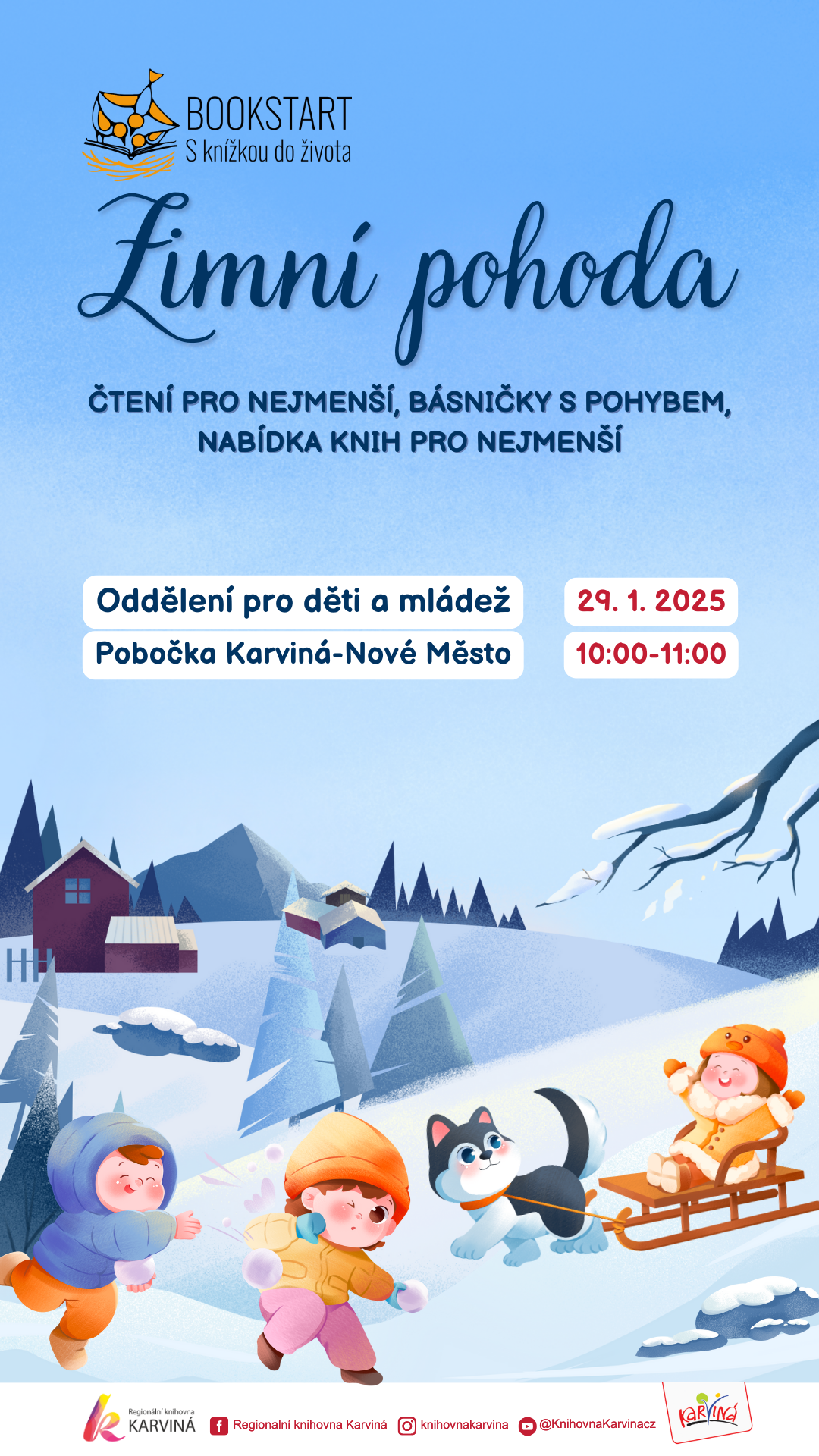 BOOKSTART - S knížkou do života - Zimní pohoda