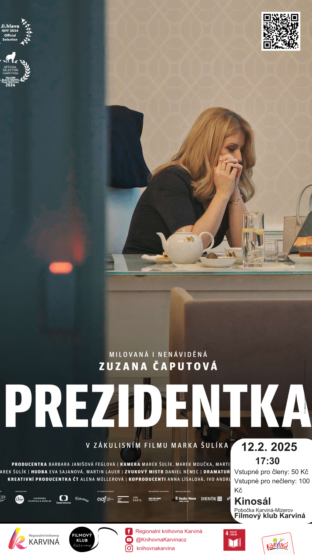 FILMOVÝ KLUB - "Prezidentka"